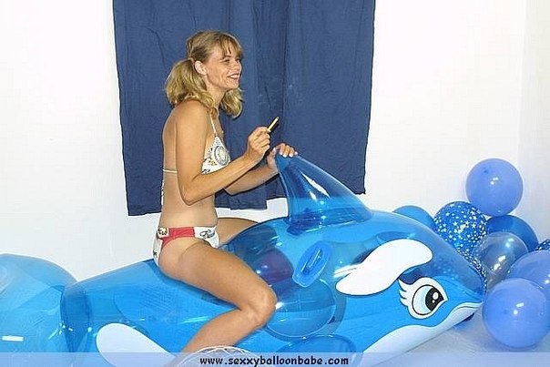 Inflatable popping, inflatable fetish video, Inflatable whale, inflatable blimp whale, pool toy, blow up toy.